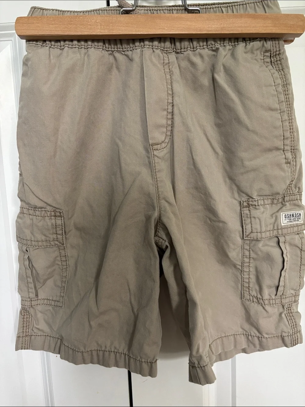 OshKosh B'gosh Boys' Khaki/Tan Cargo Shorts